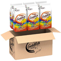 Goldfish Colors Cheddar Cheese Crackers, Baked Snack Crackers, 6.6 Oz Bag (Pack Of 6)