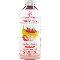 Smartfruit - 100% Real Fruit Pur  E, Non-Gmo, No Additives, Vegan - 48 Fl. Oz (Strawberry Bananza)