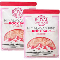 Himalayan Pink Salt 5 Lbs Coarse Grain Bulk Bag - Himalayan Pure Gourmet Crystals -Suitable For Body Bath Scrubs Table Salt Grinder & Salt Mills - Kosher