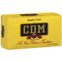 Cdm Ground Coffee & Chicory Regular Grind, 13Oz Bag (Pack Of 12)