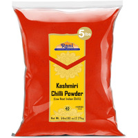 Rani Kashmiri Chilli Powder (Deggi Mirch,Low Heat) Ground Indian Spice 80Oz (5Lbs) 2.27Kg ~ All Natural | Salt-Free | Kosher | Vegan | Gluten Friendly | Perfect For Deviled Eggs & Other Low Heat Dishes