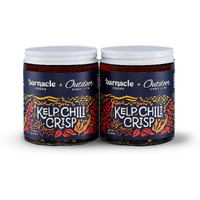 Barnacle Foods Kelp Chili Crisp, 6 Oz. - Medium Spice - Made In Alaska - Crunchy & Flavorful Chili Crisp With Onion, Garlic & Chiles De Arbol - Perfect For Noodles, Pizza & More - Pack Of 2