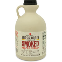 Sugar Bob's Finest Kind - Smoked Maple Syrup - Glaze, Marinade, Cocktail Mixer, 32 Fl Oz - Made In Vermont