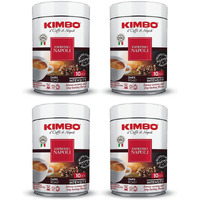 Kimbo Caffe Espresso Napoletano Ground Coffee - 8.8 Oz Can Pack Of 4