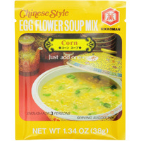 Kikkoman Corn Instant Egg Flower Soup, 1.3-Ounce (Pack Of 12)