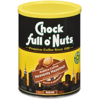 Chock Full Onuts Heavenly Hazelnut Ground Coffee (10.2 Oz. Can) - Arabica Coffee Beans - Aromatic And Smooth With A Rich, Nutty Flavor