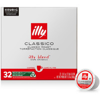 Illy Classico Roast Coffee Pods For Keurig - Caramel, Orange Blossom & Jasmine Flavors - 32 Count