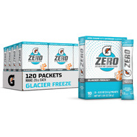 Gatorade G Zero Powder, Glacier Freeze, 0.10 Oz Packets (120 Pack)