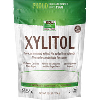 Now Foods, Xylitol, Pure With No Added Ingredients, Keto-Friendly, Low Glycemic Impact, Low Calorie, 2.5-Pound (Packaging May Vary)