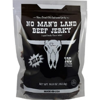 No Mans Land Mild Beef Jerky High Protein Low Calorie Low Carb Beef Snack 16Oz Bag