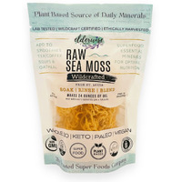 Elderwise Raw Sea Moss | Organic Seamoss Makes 20Oz Of Gel | Wildcrafted Golden Sea Moss | Raw & Non Gmo Certified | Sundried | Mineral And Vitamin Rich | Golden