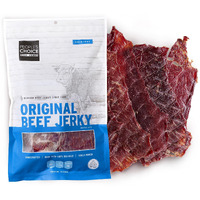People's Choice Beef Jerky - Classic - Original - Big Slab - Whole Muscle Premium Cuts - Bulk Jerky Package - Thin Sheets - Low Sodium Low Salt High Protein Meat Snack - 15 Count, 1 Bag