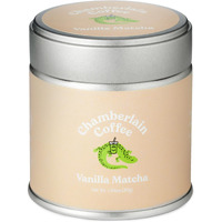 Chamberlain Coffee Vanilla Matcha Green Tea Powder - Madagascar Vanilla + Ceremonial Grade Matcha - Hot Or Iced - Organic, Vegan & Gluten-Free Matcha Powder - 1.06 Oz