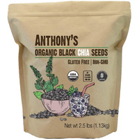 Anthony's Organic Chia Seed, 2.5 Lb, Gluten Free, Vegan, Keto Friendly