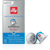 Illy Espresso Compatible Capsules - Single-Serve Coffee Capsules & Pods - Classico Decaf Roast - Notes Of Caramel, Toasted Bread & Chocolate Pods - For Nespresso Coffee Machines - 10 Count