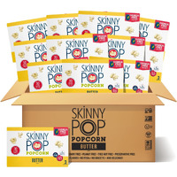 Skinnypop Butter Microwave Popcorn Bags, Healthy Snacks Microwavable Bags, 2.8 Oz, 12 Boxes (3 Bags Per Box), 36 Bags Total, Skinny Pop, Healthy Popcorn, Gluten Free, 2.8 Ounce (Pack Of 36)