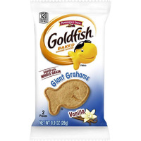 Pepperidge Farm Goldfish Whole Grain Giant Grahams, Vanilla, 0.9 Oz, Pack Of 300