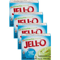 Jell-O Pistachio Flavor Sugar Free Pudding & Pie Filling (4-Pack)