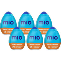 Mio Vitamins Liquid Water Enhancer, Orange Tangerine, 1.62 Oz, 6-Pack