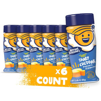 Kernel Season's Sharp Cheddar Flavored Popcorn Seasoning, Made With Real Cheese, 2.85 Oz (Pack Of 6)