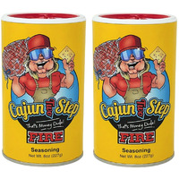 Cajun Two Step Seasoning By Stalekracker - 2 Pck, Fire Seasoning For Authentic Creole Louisiana Cuisine (16 Oz.)