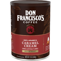 Don Francisco's Caramel Cream Flavored Ground Coffee, 12 Oz Can