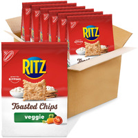 Ritz Toasted Chips Veggie, 6 - 8.1 Oz Bags