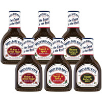 Sweet Baby Ray's Variety 3 Pack Honey Barbecue Sauce Hickory & Brown Sugar Bbq Sauce Sweet 'N Spicy Bbq Sauce,18 Ounce, Pack Of 3 For Flavorful Grilling And Culinary Adventures Galore (Variety Pack)