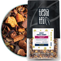 Tiesta Tea - Merry Cocoa Cherry | Chocolate Cherry Herbal Tea | Premium Loose Leaf Tea Blend | Non Caffeinated Holiday Teas | Make Hot Or Iced Tea & Brews Up To 200 Cups - 16 Oz Resealable Bulk Pouch