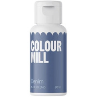 Colour Mill Oil-Based Food Coloring, 20 Milliliters Denim (0.68 Fl Oz)