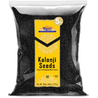 Rani Kalonji (Black Seed, Nigella Sativa, Black Cumin) Seeds 80Oz (5Lbs) 2.27Kg Bulk ~ All Natural | Gluten Friendly | Non-Gmo | Vegan | Indian Origin