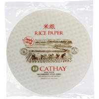 Cathay Fresh Spring Roll Rice Paper Wrappers, Rice Paper Wrappers For Fresh Rolls-25 Sheets, Non-Gmo, Gluten-Free, Low Carb, Vietnamese Summer Wrap With Natural Ingredients, Veggie Wrap