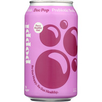 Poppi Prebiotic Soda, Doc Pop, For A Healthy Gut, 12 Oz (Pack Of 12)