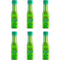 Mexico Lindo Green Habanero Hot Sauce | Real Green Habanero Chili Pepper | 75,900 Scoville Level | Enjoy With Mexican Food, Seafood & Pasta | 5 Fl Oz Bottles (Pack Of 6)