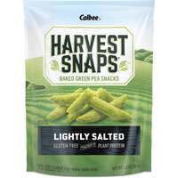Harvest Snaps Veggie Chips (Green Pea Snack Crisps Lightly Salted, 3.3 Oz) | Powered By Plant Protein, Gluten Free, Non-Gmo Baked Vegetable Crisps | Made In Usa (4 Pack)