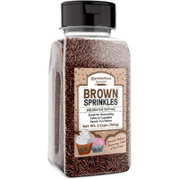 Unpretentious Brown Sprinkles, 2 Cups, Baking & Desserts, Decorative Topping, Gluten-Free