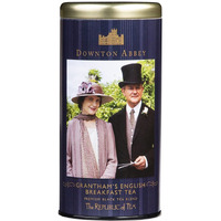 The Republic Of Tea: Downton Grantham English Breakfast Black Tea, 36 Tea Bags Tin
