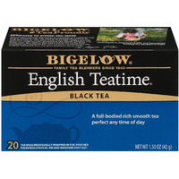 Bigelow English Teatime Black Tea Bags, 20 Count Box (Pack Of 2)