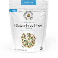 King Arthur Gluten Free Pizza Flour: Crispy Neapolitan-Style Crust - 32 Oz Box, Sorghum & Wheat Starch Blend, Xanthan Gum, Perfect For Gf Baking, Celiac-Friendly, 00 Pizza Dough Mix