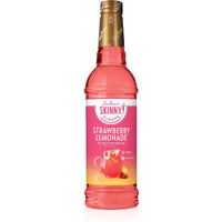 Jordan's Skinny Mixes Sugar Free Syrup, Strawberry Lemonade Flavor, Flavored Water Enhancer, Drink Mix For Ice Tea, Lemonade & More, Zero Calorie Flavoring, Keto Friendly, 25.4 Fl Oz, 1 Pack