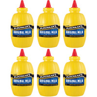 Plochman's Original Mild Classic Yellow Mustard, 19 Oz(Pack Of 6)
