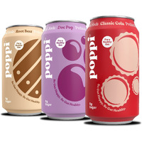 Poppi Sparkling Prebiotic Soda, Gut Health & Immunity Benefits, Beverages With Apple Cider Vinegar, Seltzer Water & Cola Flavors, Classics Variety Pack, 12Oz (12 Pack) (Packaging May Vary)