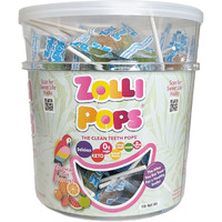 Zollipops Clean Teeth Lollipops, Tropical Flavors, 16 Ounce