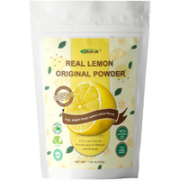 Orgfun Original Lemon Powder Made With Real Lemons, Freeze Dried Juice Powder, Strong Fresh Lemon Flavor Great For Beverages, Smoothies, Baking 7.06 Oz