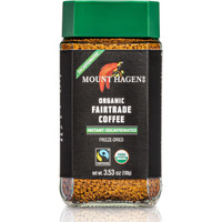 Mount Hagen 3.53Oz Organic Freeze Dried Instant Decaf Coffee | Eco-Friendly, Fairtrade Decaf Coffee Made From Organic Medium Roast Arabica Beans [3.53Oz Jar]