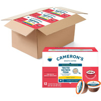 Cameron's Coffee Single Serve Pods, Flavored, Toasted Southern Pecan, 12 Count (Pack Of 6)