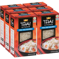 Thai Kitchen Gluten Free Thin Rice Noodles, 8.8 Oz (Pack Of 6)