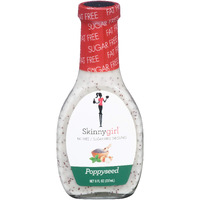 Skinnygirl Fat-Free Salad Dressing, Sugar-Free Poppyseed, 8 Ounce (Pack Of 12)