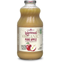 Lakewood Organic Apple Juice Bottles, 32 Fl Oz (Pack Of 6)