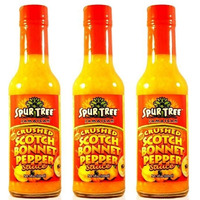 Spur Tree Jamaican Scotch Bonnet Pepper Sauce - Scotch Bonnet Hot Sauce For An Authentic Jamaican Experience - Scotch Bonnet Peppers To Spice Up Your Dish (5 Oz, 3 Pack)